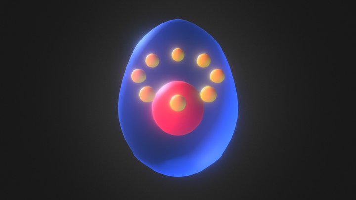 Manaphy Egg 3D Model