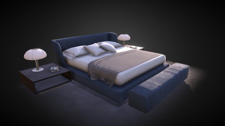 Bed 06 3D Model