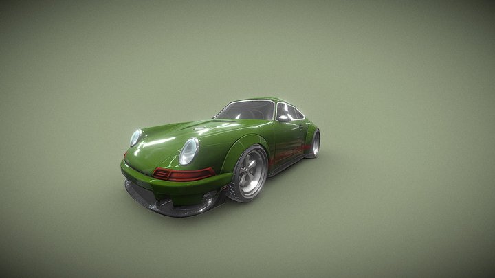 Porsche 911 Singer 3D Model