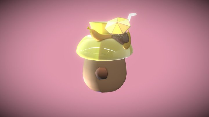 Cornflow Monkey House V.1.7 3D Model