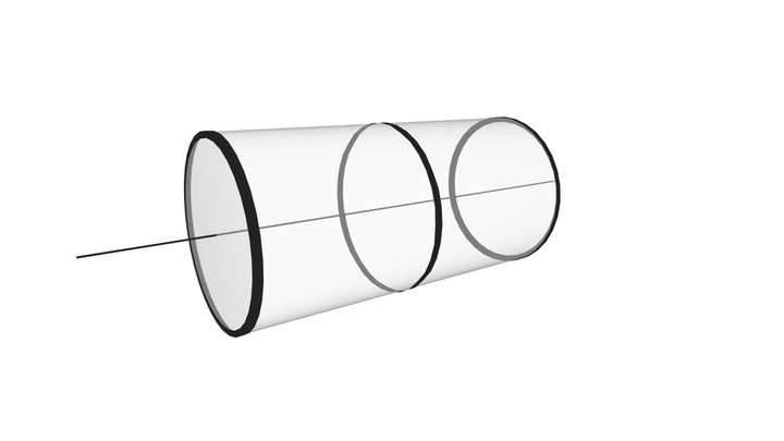 Long Cylinder Base refrence 3D Model