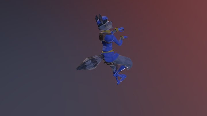 Sly cooper Climbing Ladder 3D Model