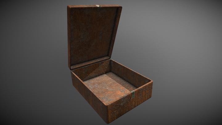 WW2 Grenade Crate 3D Model