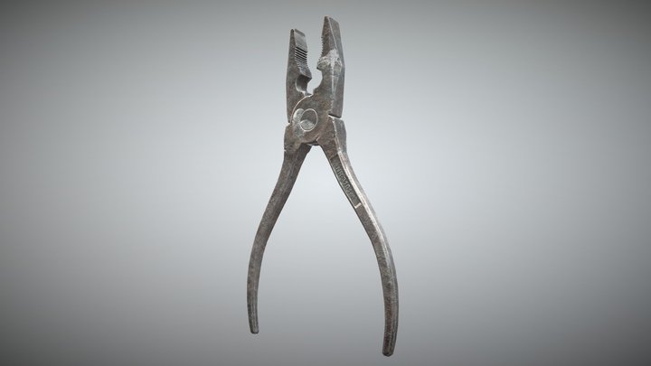 Outdated pliers 3D Model
