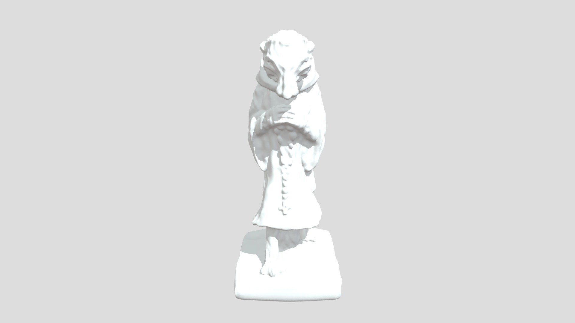FOX IN A MONK COSTUME. 1530, DENMARK
