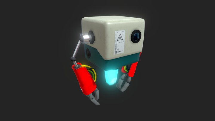 Cube Robot - Animated – Free 3D Model STL