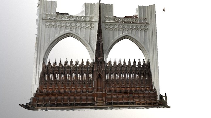 OLV Kathedraal Koor (oud) 3D Model