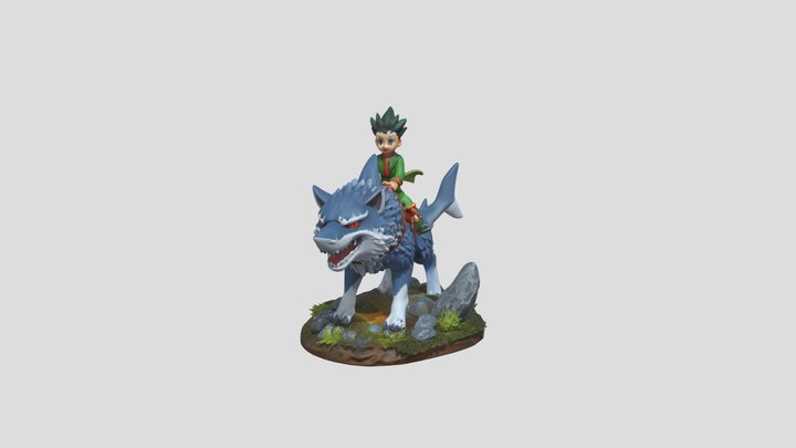 Hxh Gon Freecss wolfshark (ハンター×ハンター)(オオカミザメ)