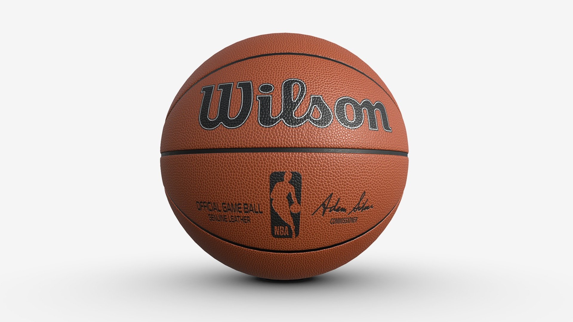 Basketball Official Game Ball Wilson - Buy Royalty Free 3D model by ...