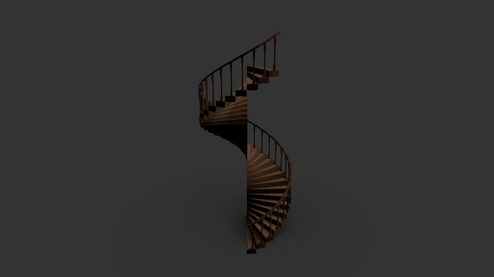 Stairs with Blender 3D Model
