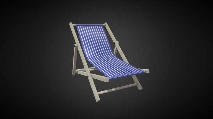 Beach Chair 3D Model