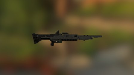 M60 Machine Gun 3D Model