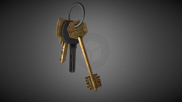 door keys 3D Model