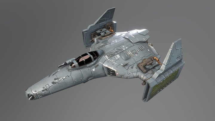 Nisus - Fighter 3D Model