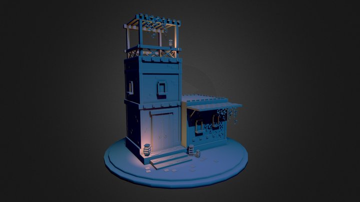 Small House 3D Model