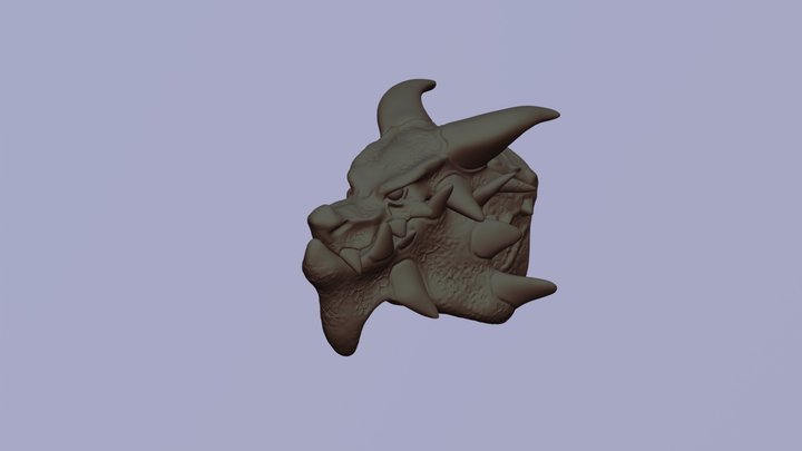 Dragon Bust 3D Model