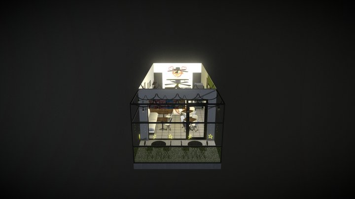 Estación 217 - Coffee Shop - WIP 3D Model