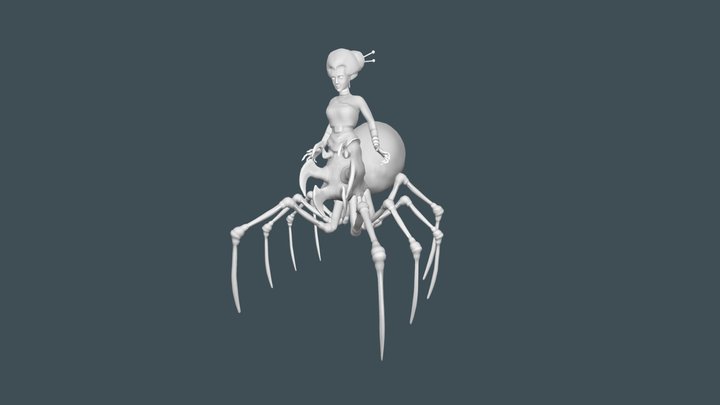 MythCreature-Animated 3D Model
