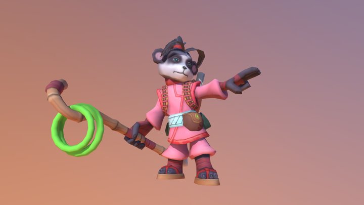 Li Li the Pandaren 3D Model