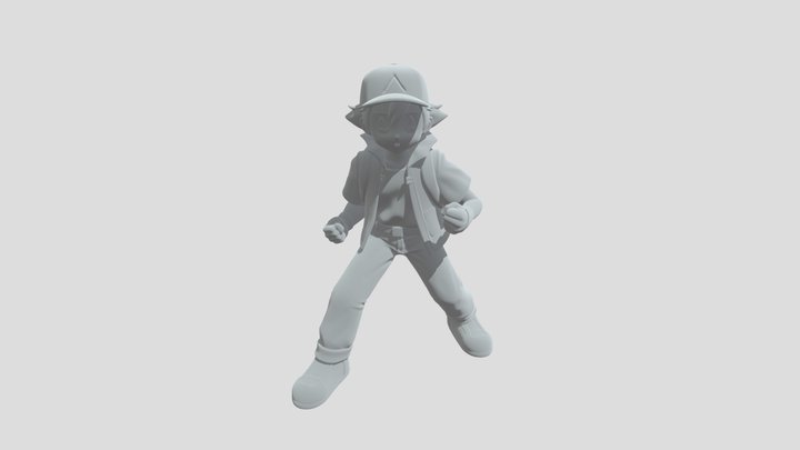 Ash Ketchum 3D Model