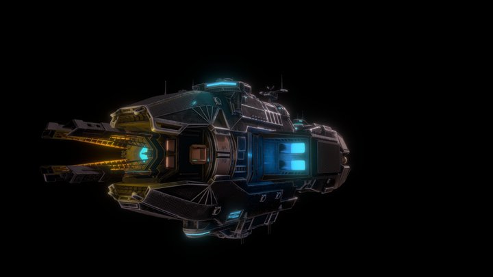 Sins of a solar empire Kol Battleship Reimagined 3D Model