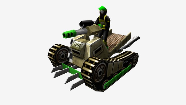 GLA War Track 3D Model