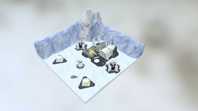 Command and Conquer base concept 3D Model