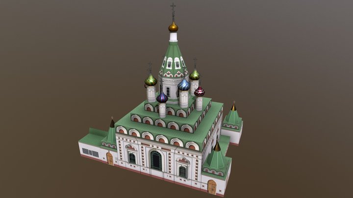 Church of Mother of God - Soothe My Sorrows 3D Model