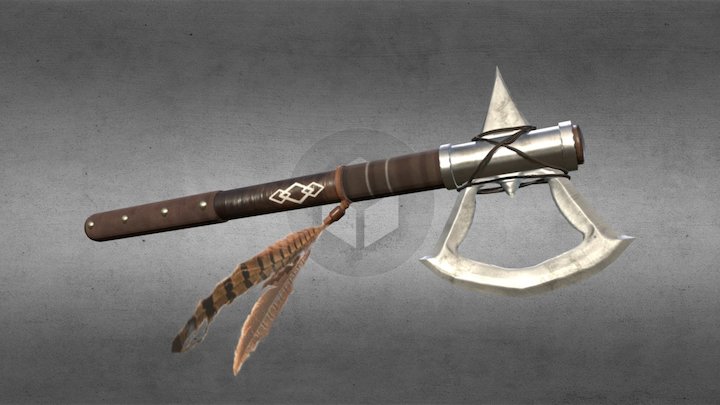 Swade Assassin's Axe 3D Model