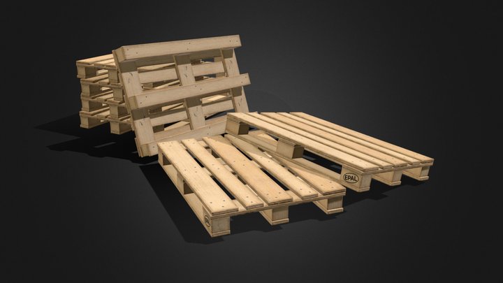 Pallets 3D Model