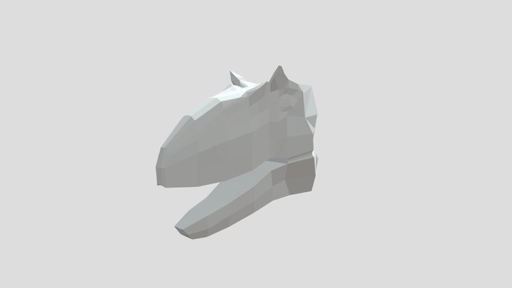 Yutyrannus Head 3D Model