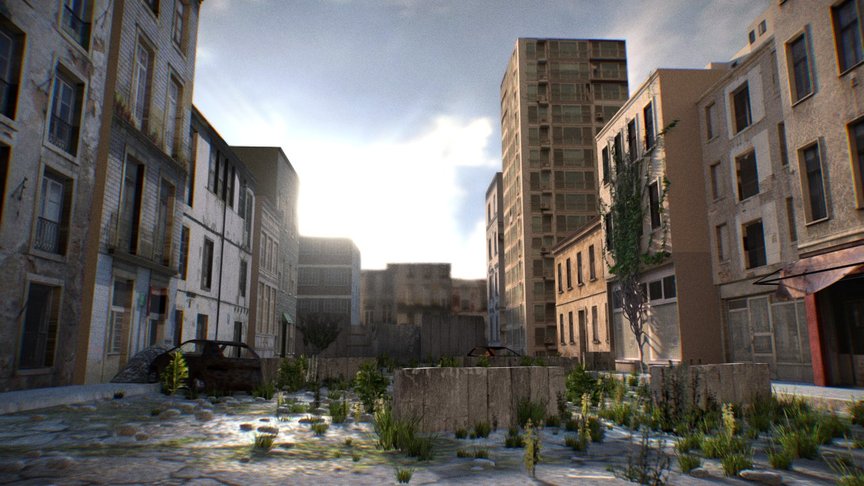 Postwar City - Exterior Scene