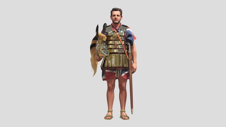 Hoplita Etrusco David 3D Model
