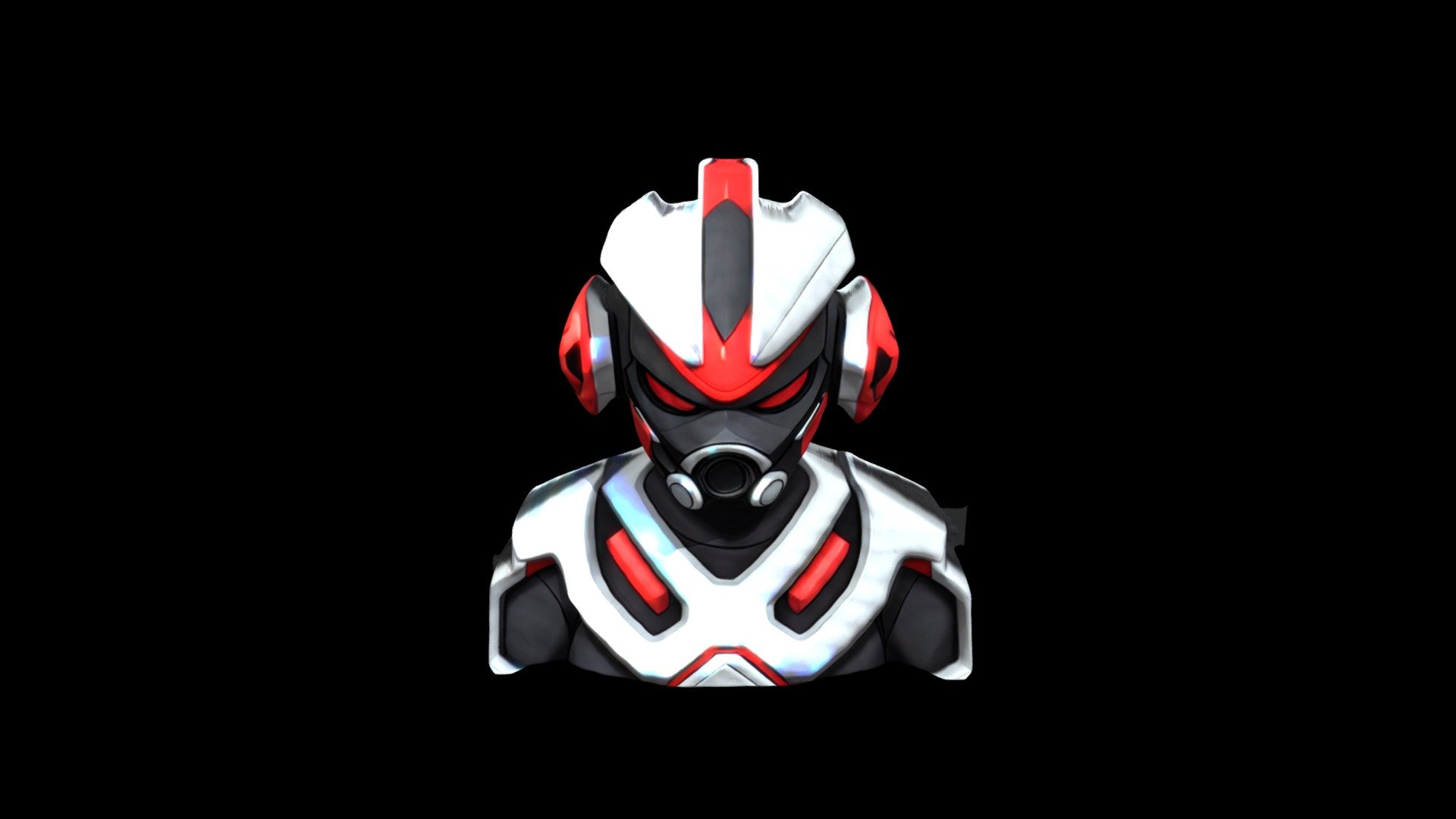 Helmet Mask Robot Cartoon 1752 - Download Free 3D model by klrxyz ...