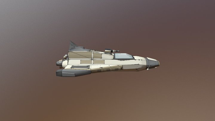 Original Ship Model Merrikh's Bolide 3D Model