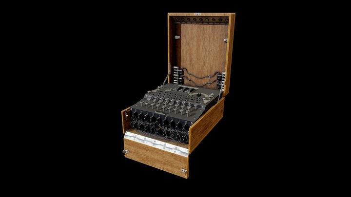 Enigma Machine 3D Model