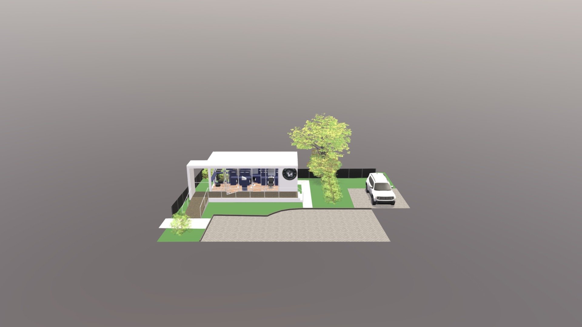 Barbershop Next Level - 3D model by sead [30b88a4] - Sketchfab