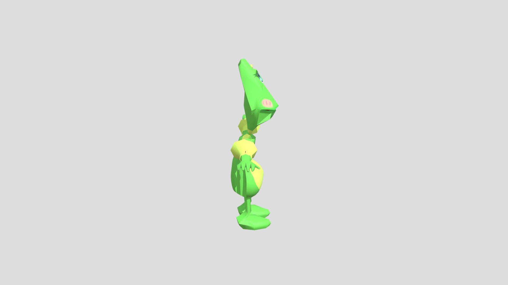 Alien Model With Prop