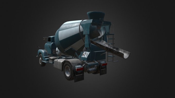Concrete Mixer Truck - Constructor Plus 3D Model