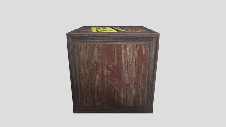 Crate 3D Model