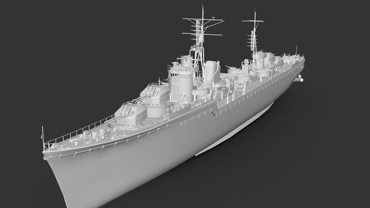 Akizuki 3D Model