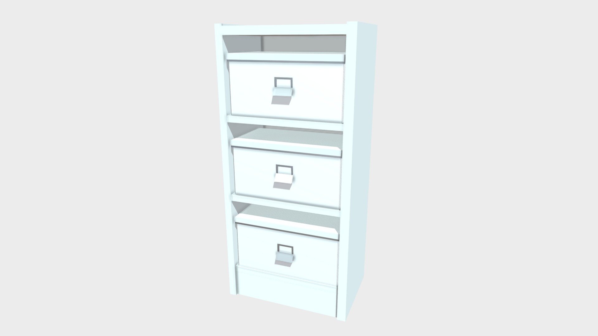 bookshelf medium with boxes