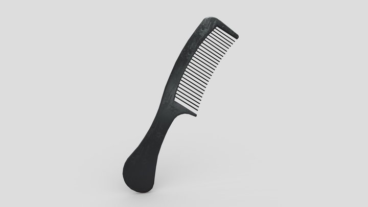 Hair Comb 2 3D Model