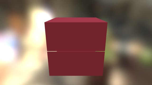 Cubo Con Agujero 3D Model