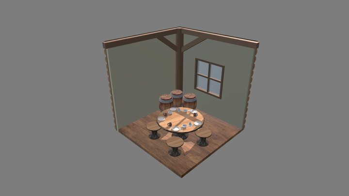 tavern corner 3D Model