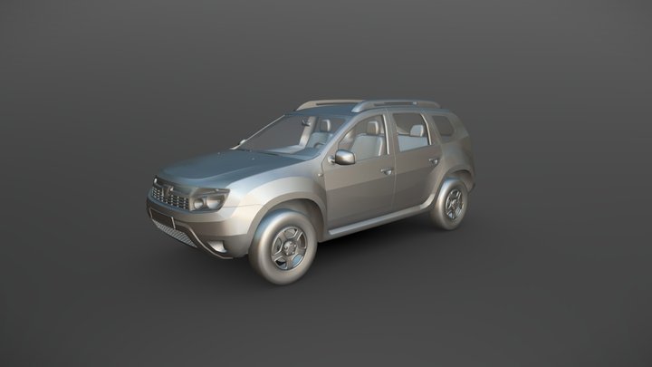 2011 Dacia (Renault) Duster 3D Model