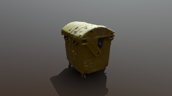 Trash Bin 2 3D Model
