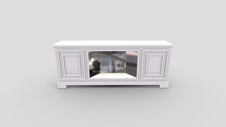TV Set 3D Model