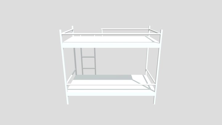 double bed :D 3D Model
