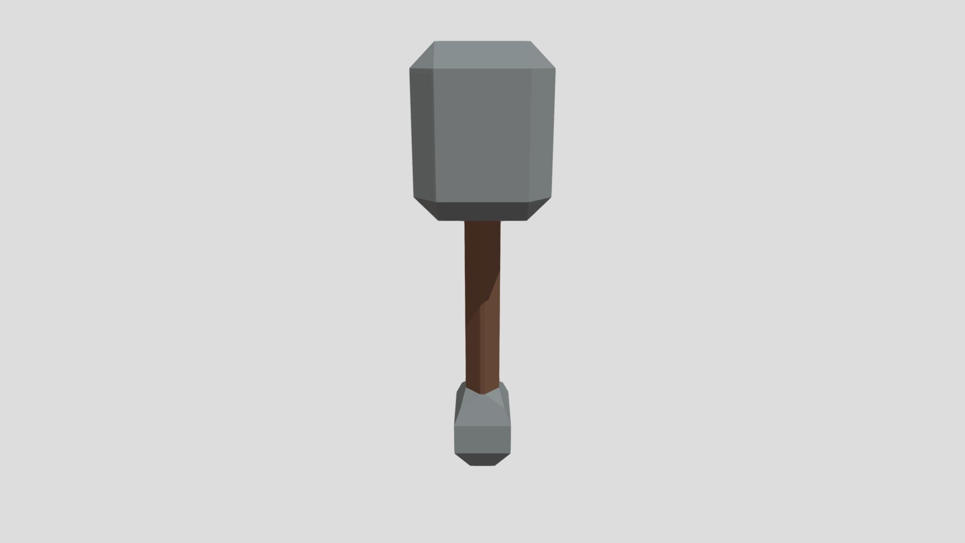 Low Poly Hammer - Download Free 3D model by samamac [30c0949] - Sketchfab